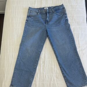 Kensie Straight-Leg Jeans in Blue Wash